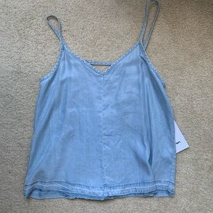 BRAND NEW: RVCA denim blue tank top